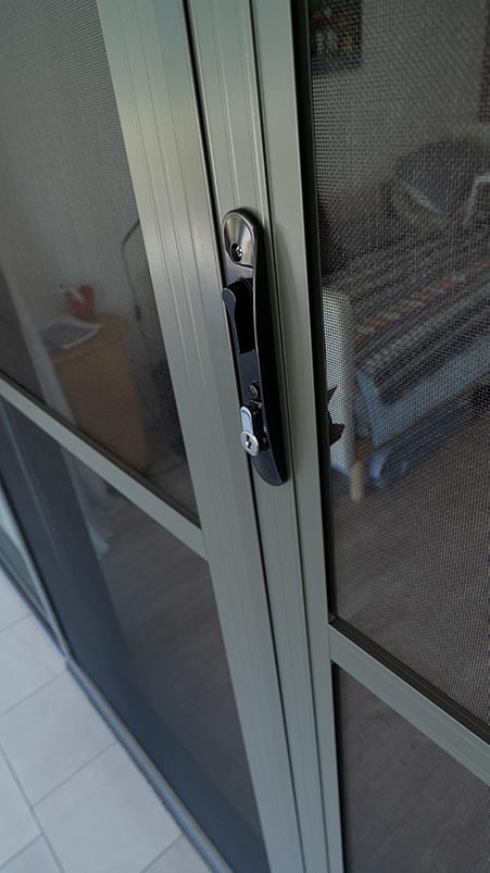 Source Door With Insect Mesh Screen Installed